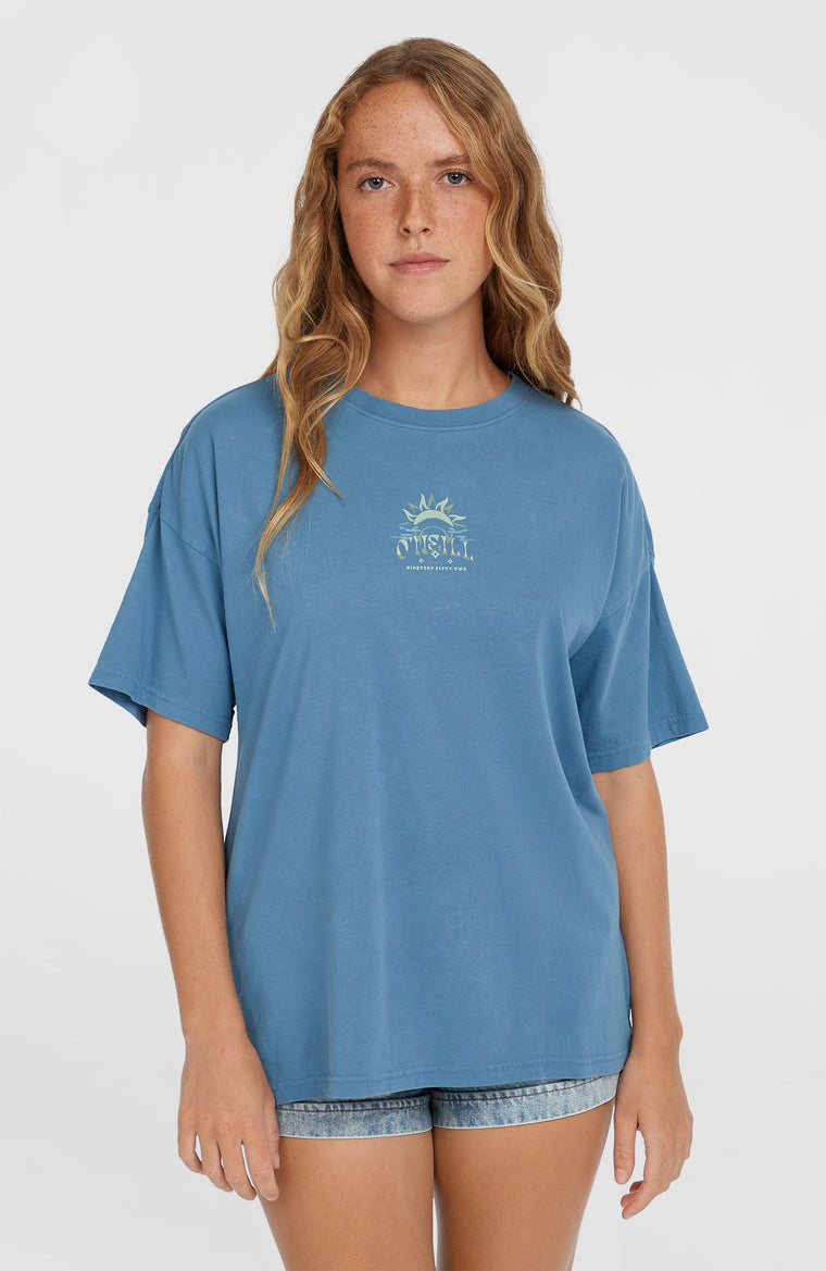 Beach Vintage T-shirt | Copen Blue Beach Vintage T-shirt | Copen Blue