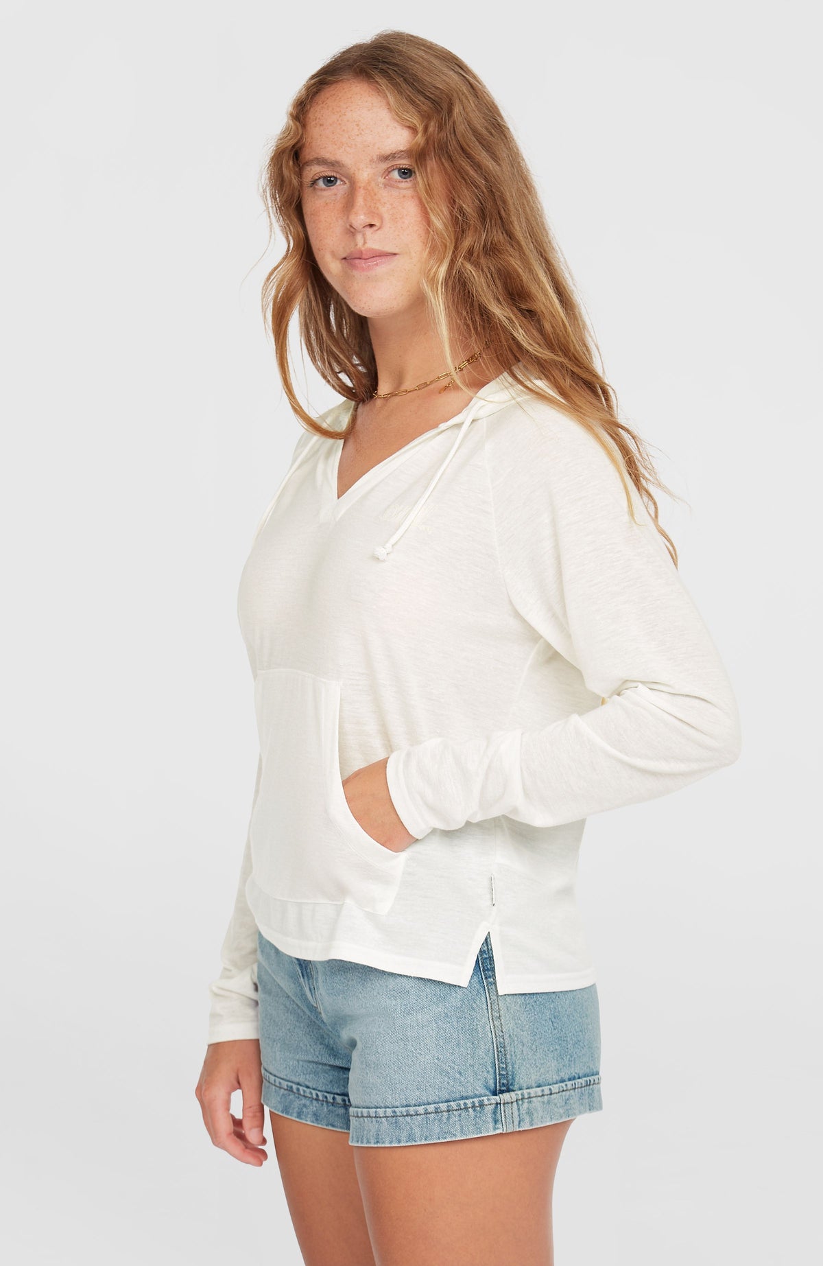 Essentials hoodie met lange mouwen | Snow White