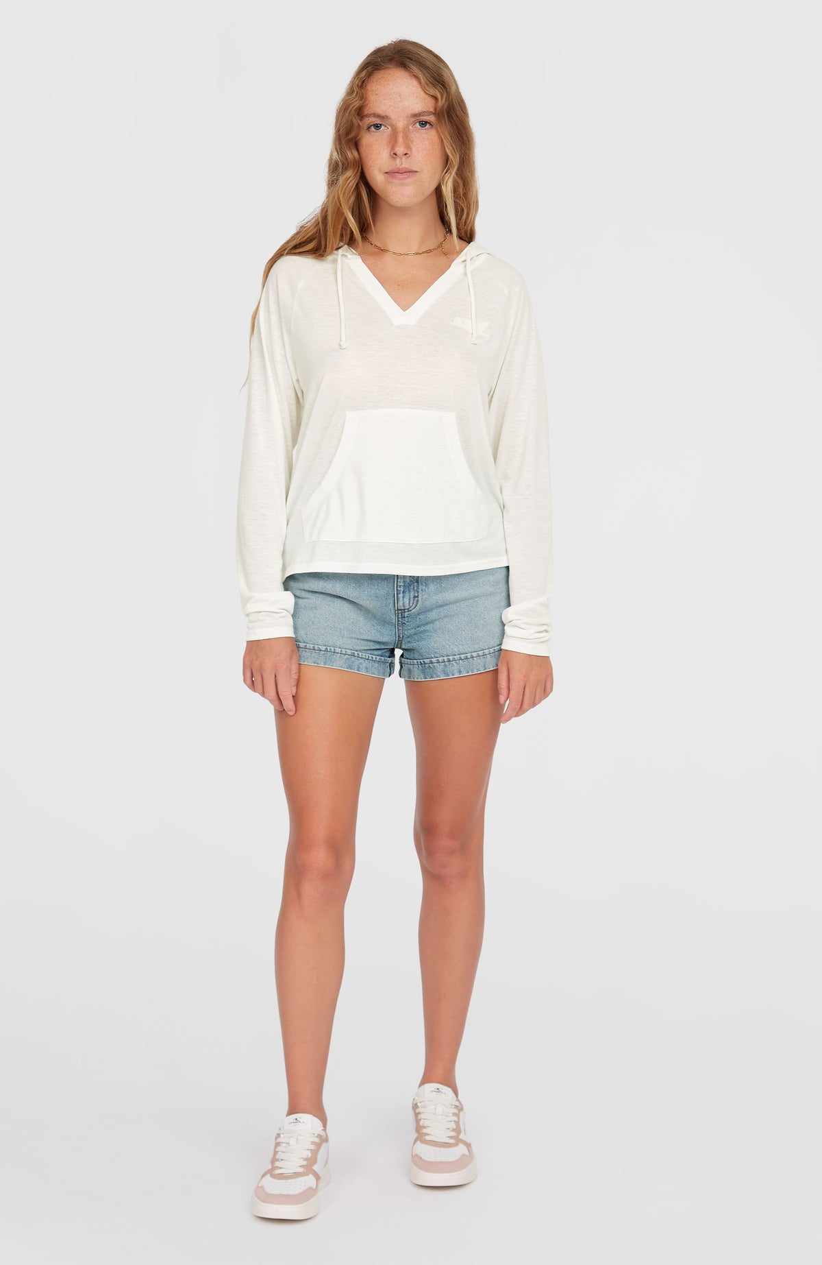 Essentials hoodie met lange mouwen | Snow White