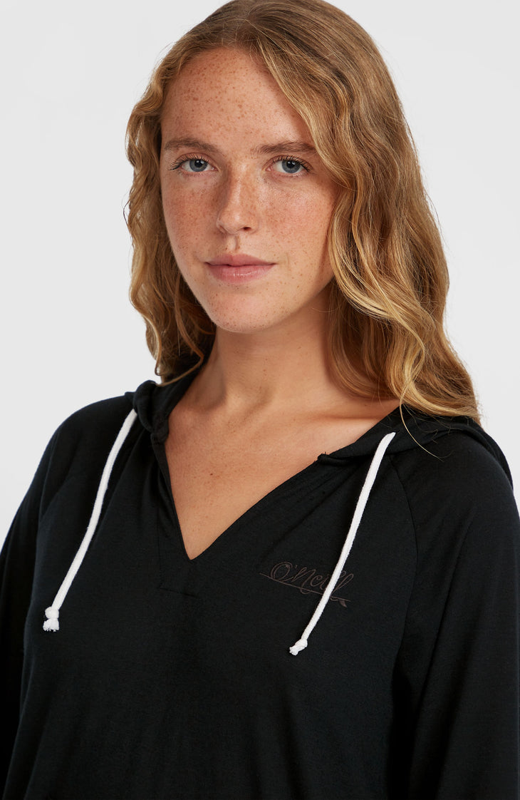 Essentials hoodie met lange mouwen | Black Out