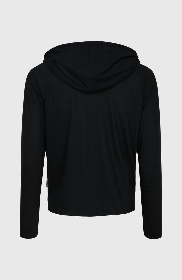 Essentials hoodie met lange mouwen | Black Out