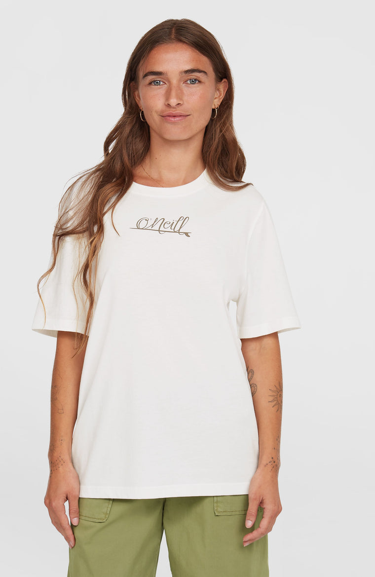 Essentials Script T-shirt | Snow White Essentials Script T-shirt | Snow White