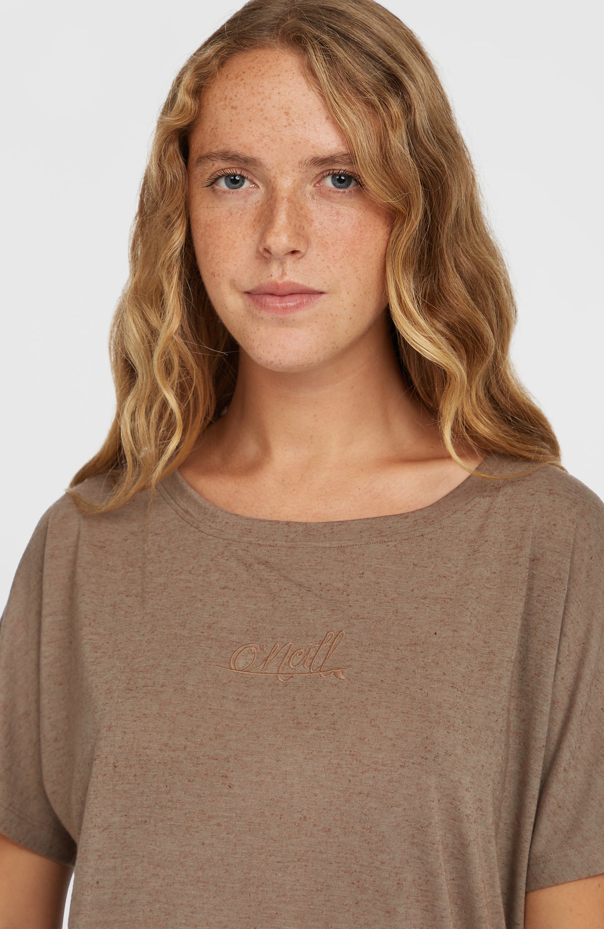 Essentials Script losvallend T-shirt | Pure Cashmere