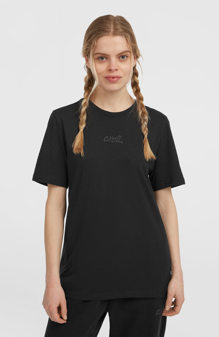 Essentials Script T-shirt | Black Out Essentials Script T-shirt | Black Out