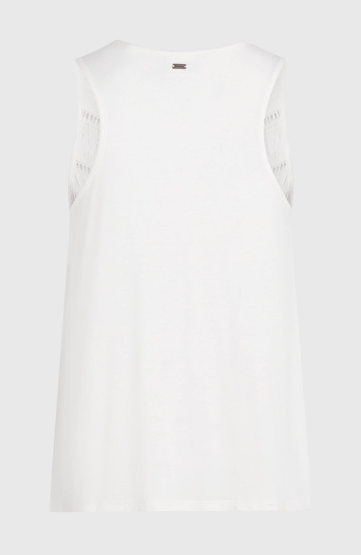 Essentials Tokeena tanktop met borduursel | Snow White