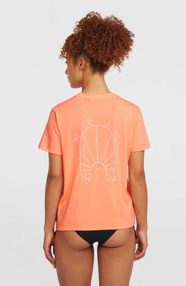 O'Neill Hybrid Polygiene T-shirt | Funky Peach