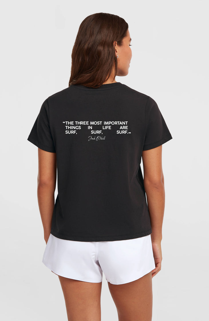 O'Neill Polygiene Cotton Graphic T-shirt | Black Out