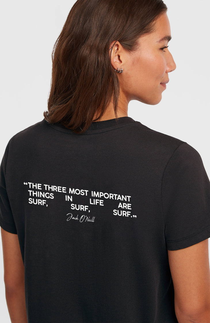 O'Neill Polygiene Cotton Graphic T-shirt | Black Out