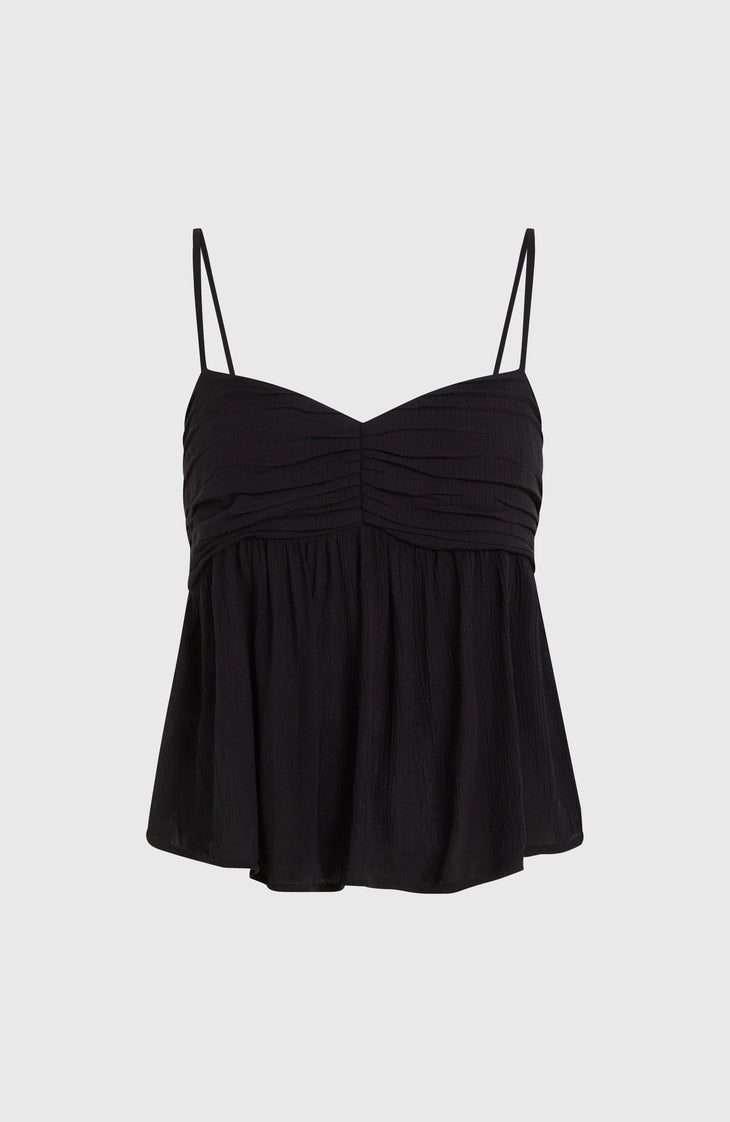 Reeta geweven top | Black Out