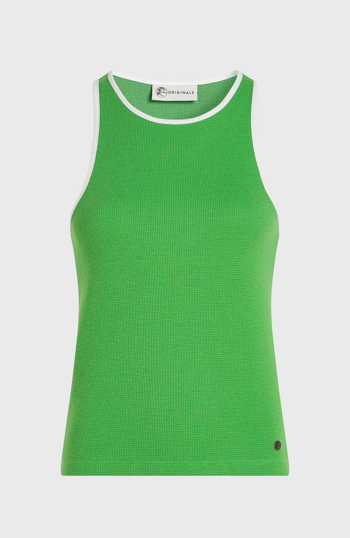 O'Riginals tanktop van gewafelde stof | Grass