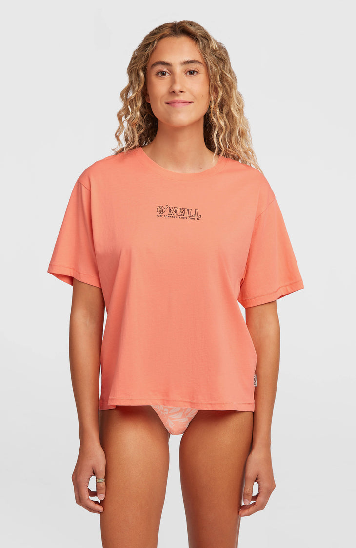 O'Neill Boxy Back-Print T-shirt | Funky Peach