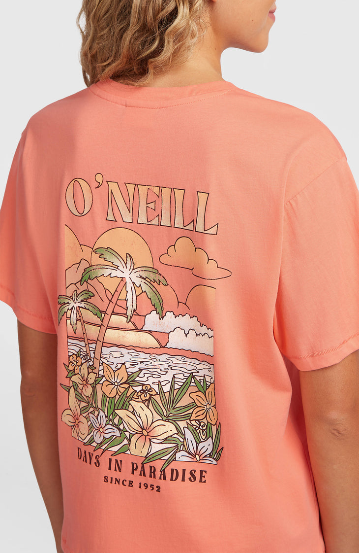 O'Neill Boxy Back-Print T-shirt | Funky Peach