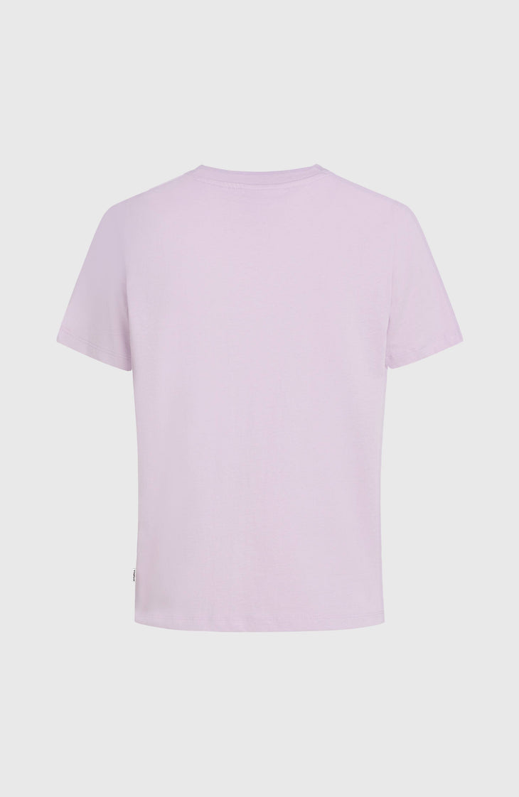 Front Print T-shirt | Pale Lavender