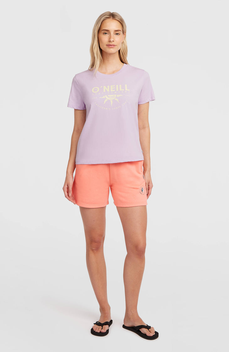 Front Print T-shirt | Pale Lavender