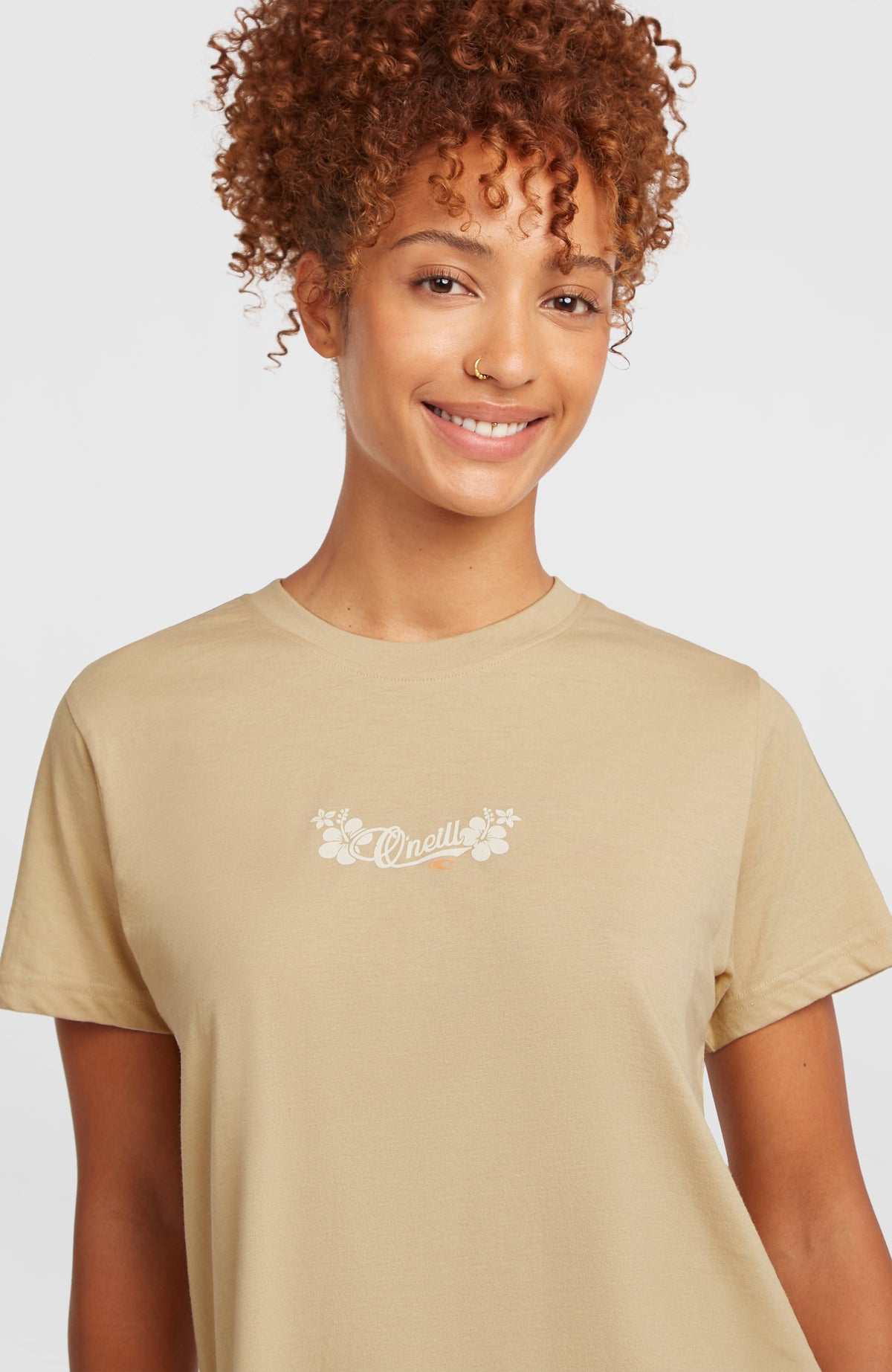 Essentials Script T-shirt | Cocoa Sand
