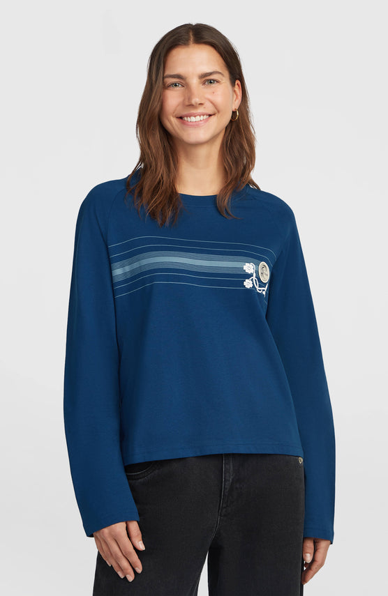 O'Riginals shirt met lange mouwen | Regal Blue