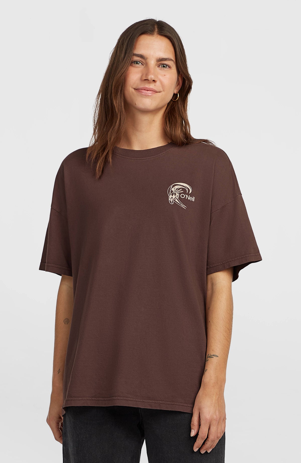 O'Riginals Back-Print T-shirt | Purple Gray