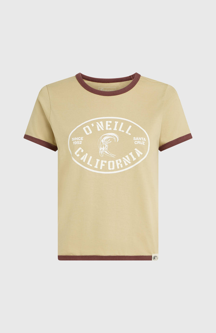 O'Riginals Front-Print T-shirt | Olive Blush