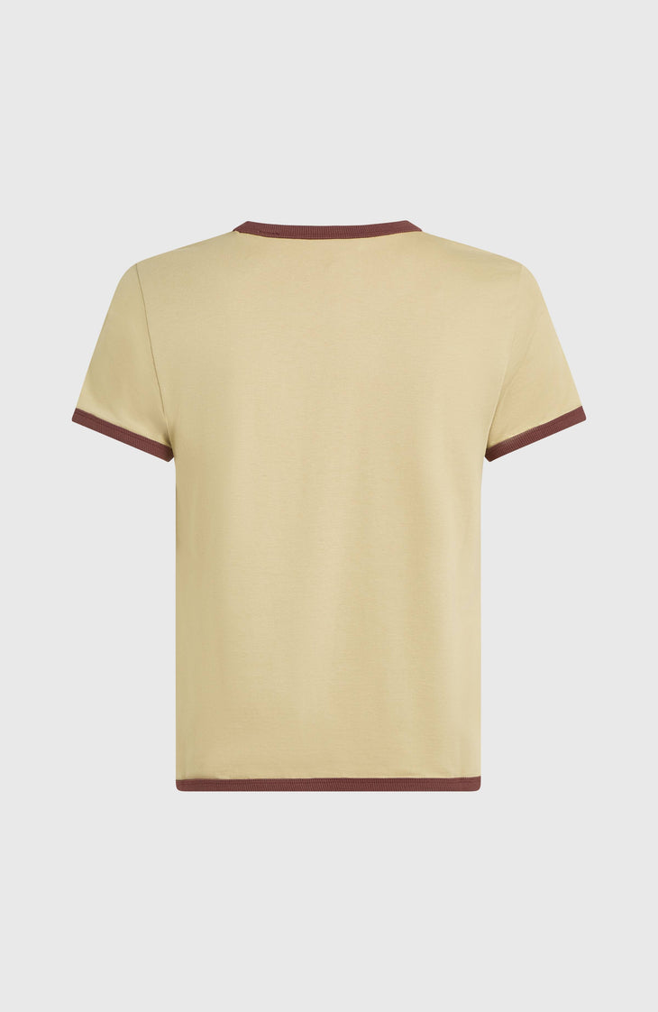 O'Riginals Front-Print T-shirt | Olive Blush