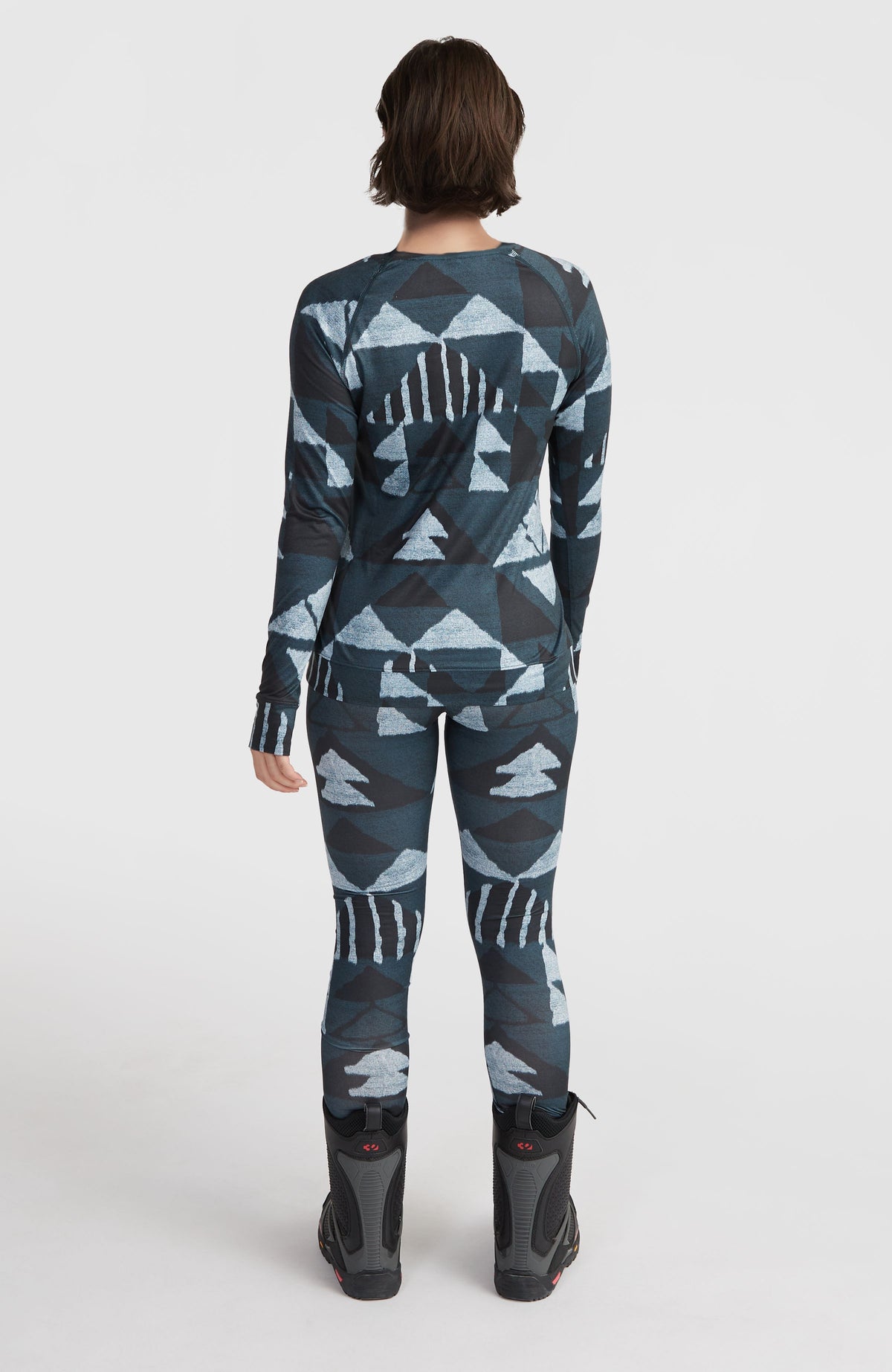 Thermobroek | Blue Triangle Ikat