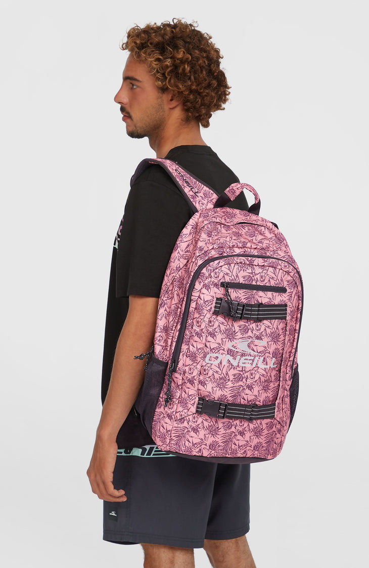 Boarder rugtas | Pink Tonal Flower
