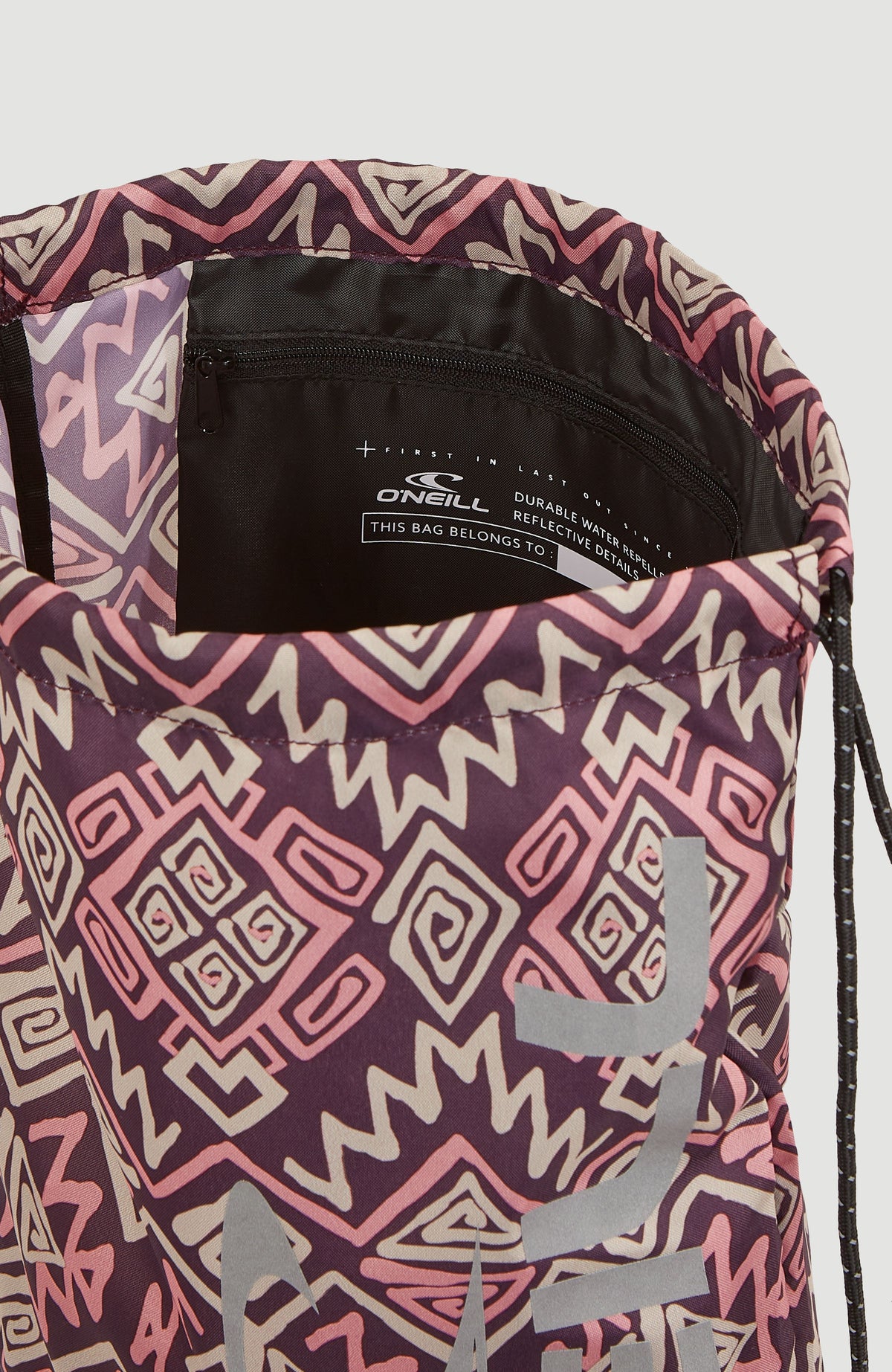 Gym bag | Purple Retro Ikat
