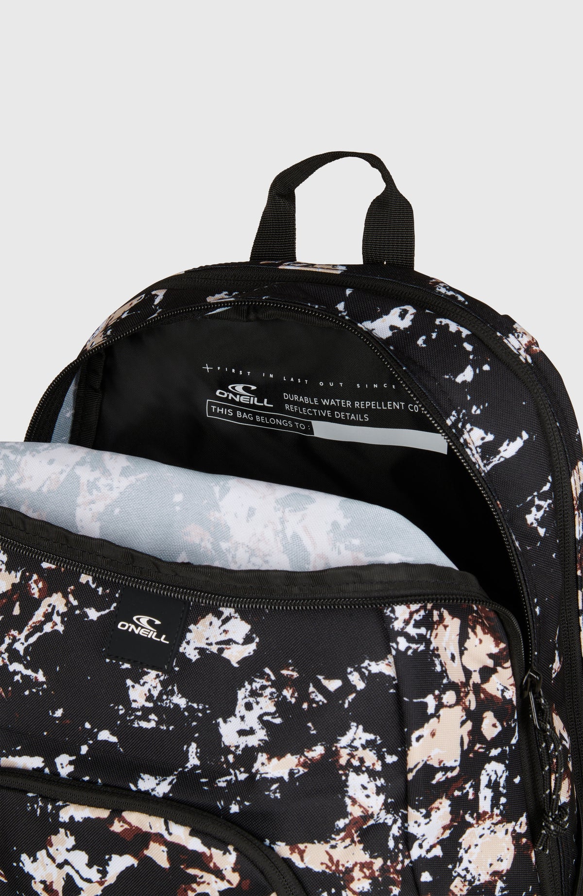 Wedge rugtas | Black/Beige Quarry