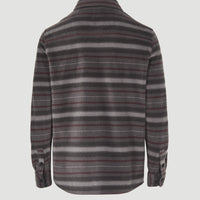 Overhemd Superfleece | Grey Crossover Stripe
