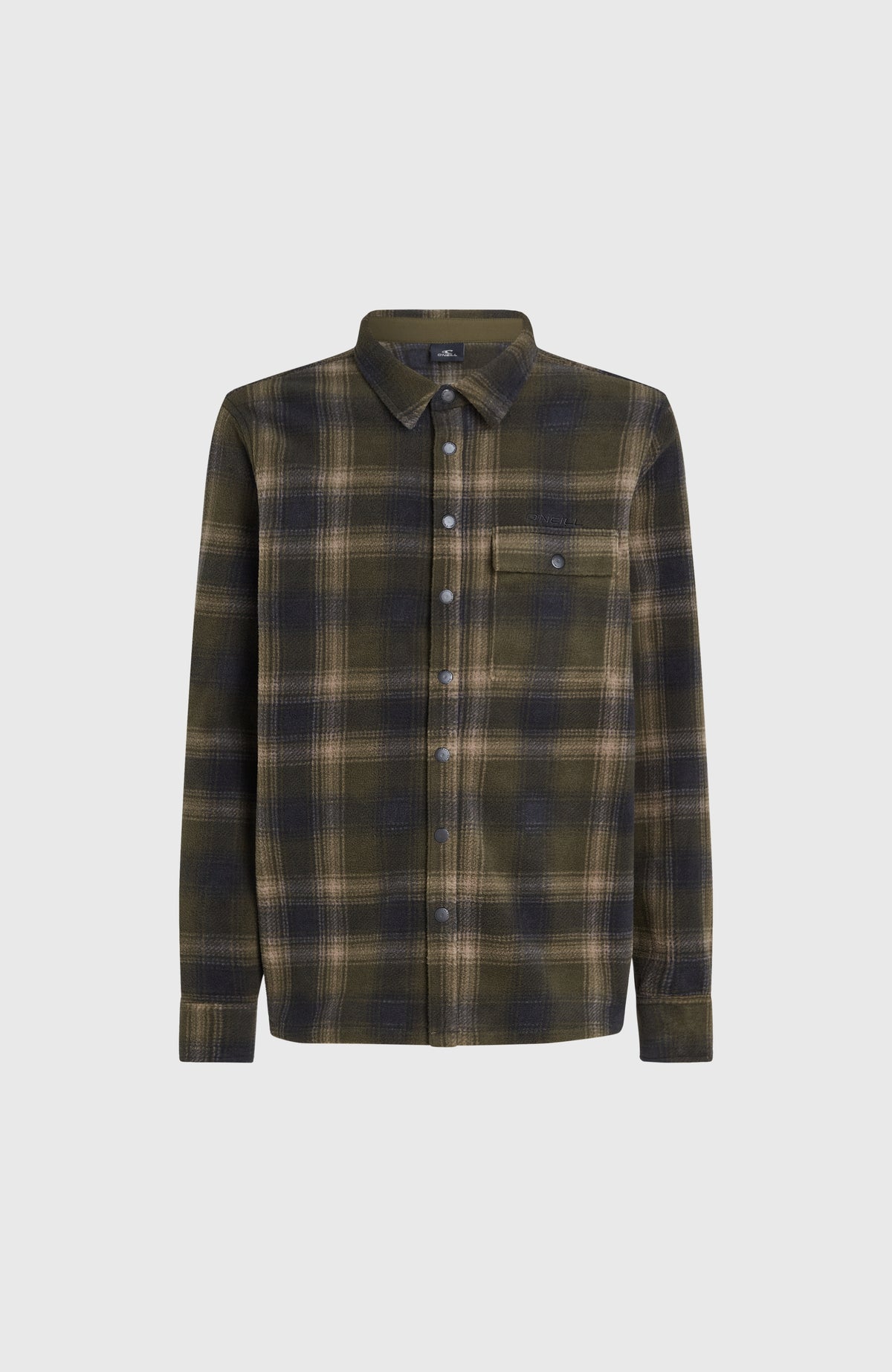 Superfleece overhemd | Green Check Small