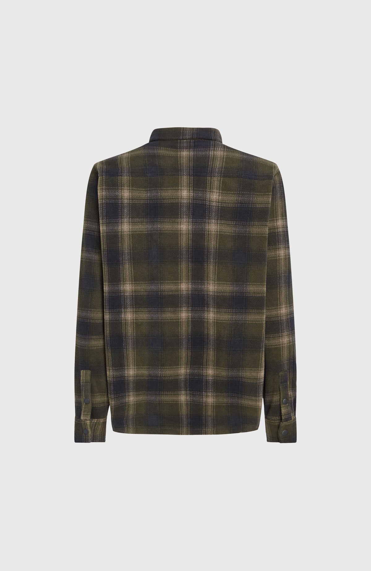 Superfleece overhemd | Green Check Small