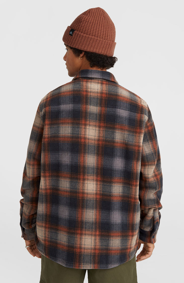 Superfleece overhemd | Grey Check Small