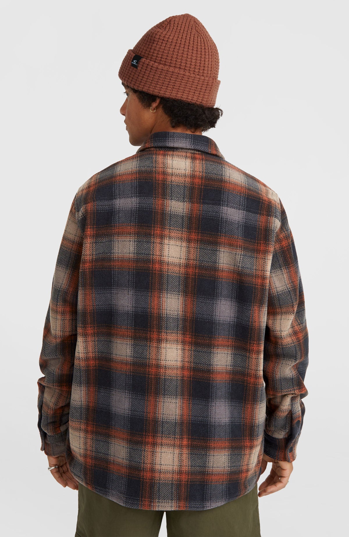 Superfleece overhemd | Grey Check Small