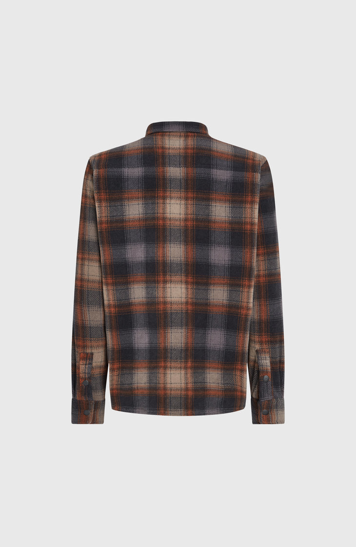 Superfleece overhemd | Grey Check Small