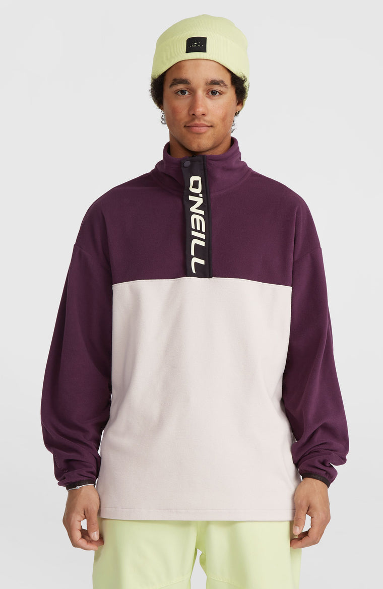 O'Riginals Polartec® 100 fleecetrui | Aubergine Colour Block O'Riginals Polartec® 100 fleecetrui | Aubergine Colour Block
