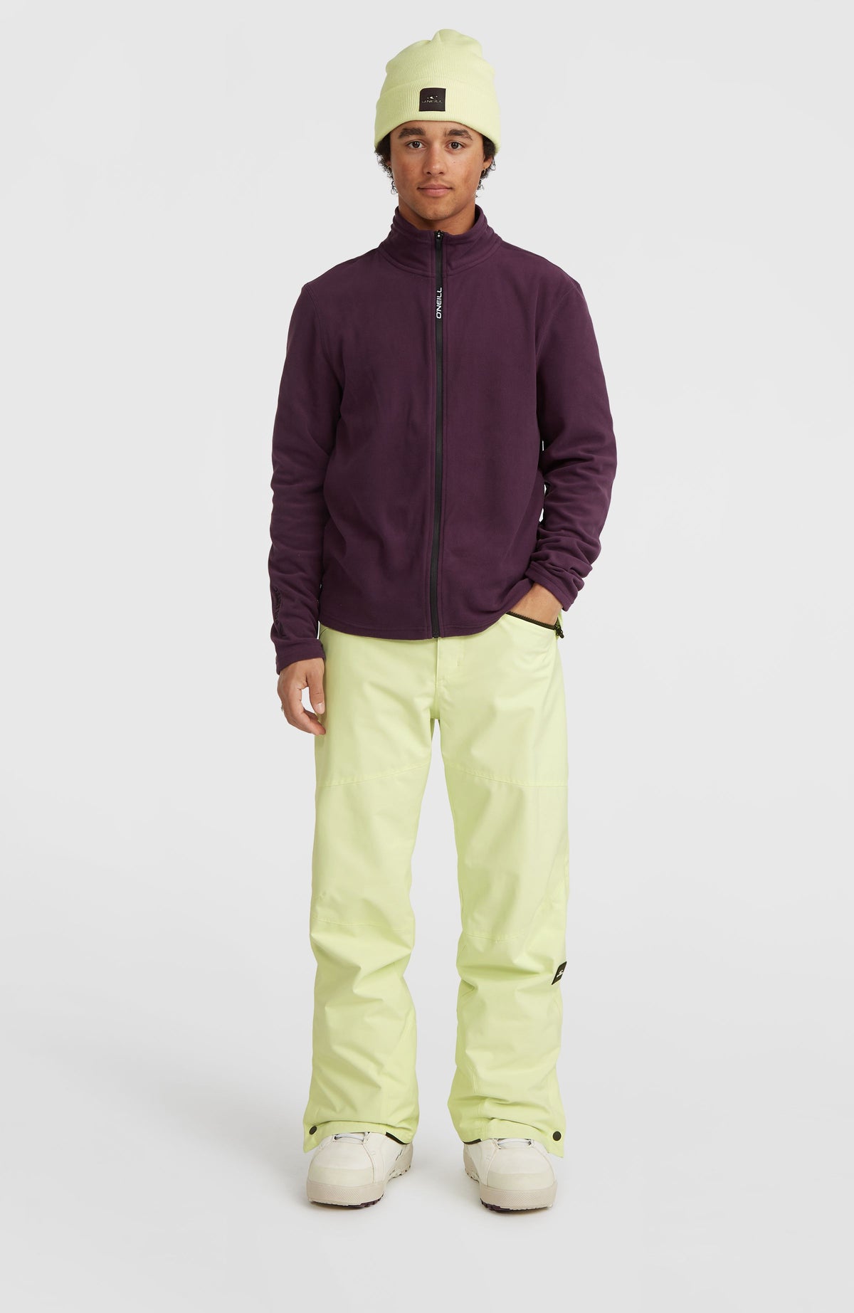 Jack's Polartec® 100 fleecevest met volledige rits | Aubergine