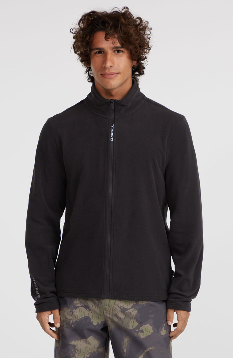 Jack's Polartec® 100 fleecevest met volledige rits | Black Out Jack's Polartec® 100 fleecevest met volledige rits | Black Out
