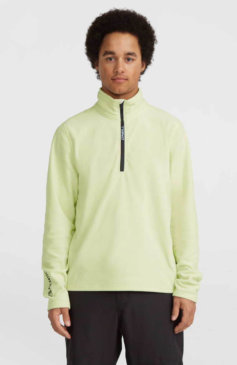 Jack's Polartec® 100 fleecetrui met halve rits | Lime Wash Jack's Polartec® 100 fleecetrui met halve rits | Lime Wash