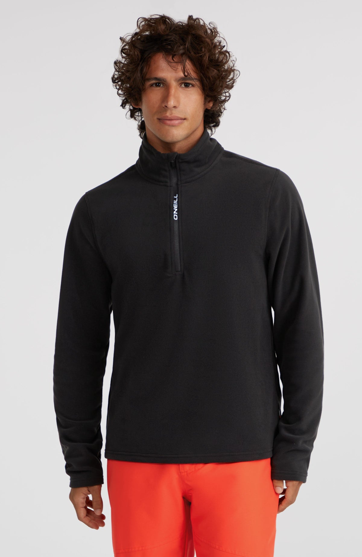 Jack's Polartec® 100 fleecetrui met halve rits | Black Out