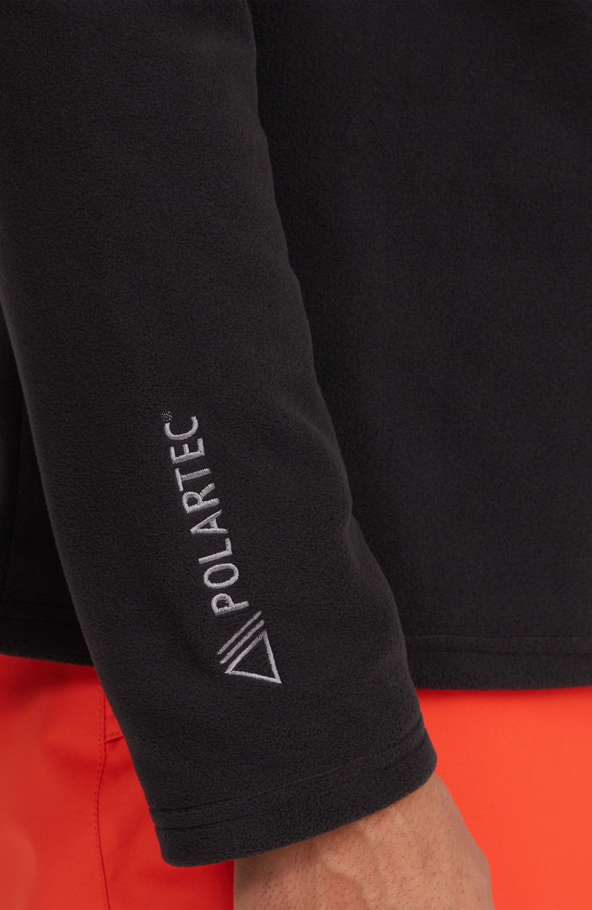 Jack's Polartec® 100 fleecetrui met halve rits | Black Out