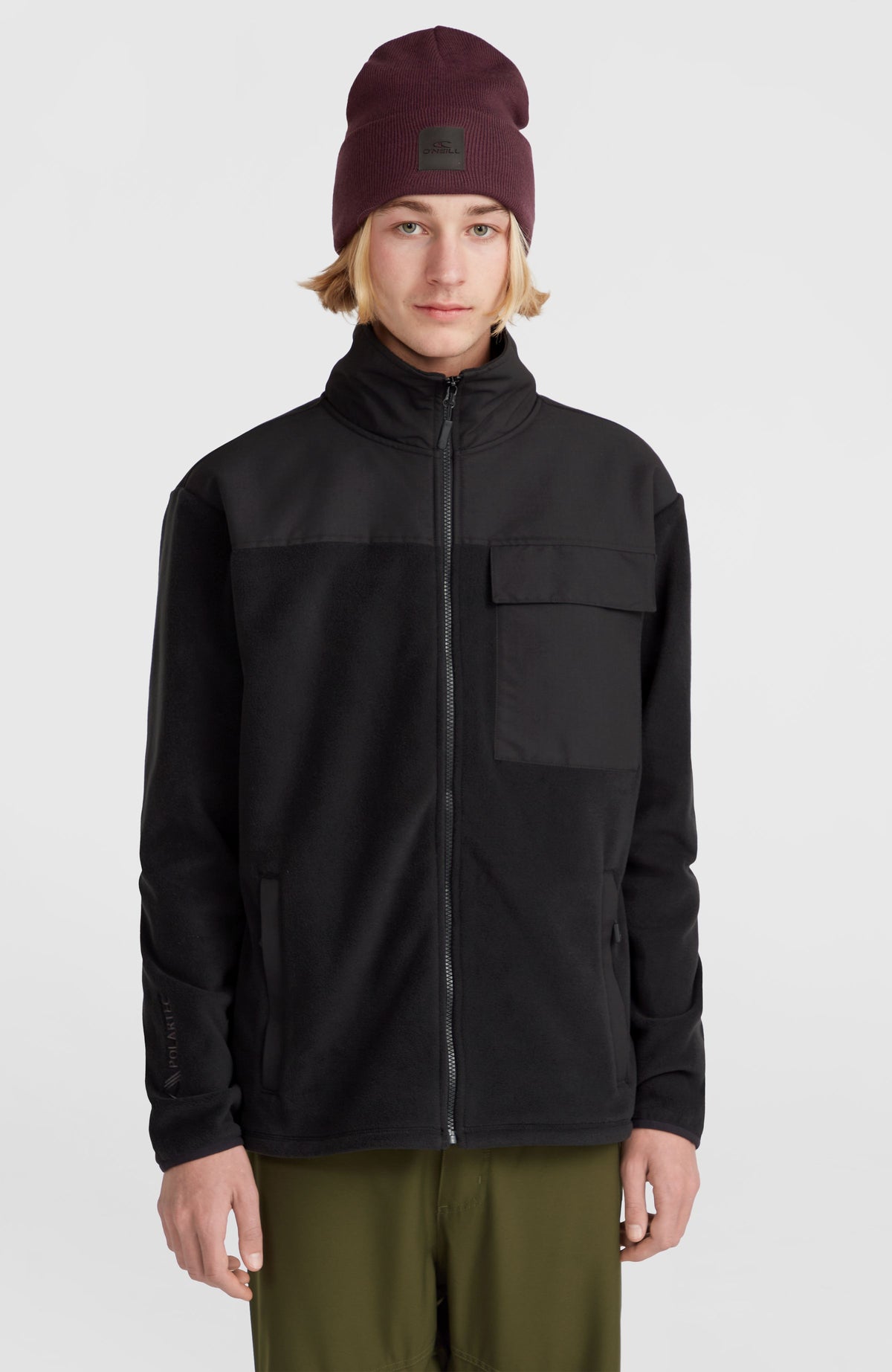 Utility Polartec® 200 fleecevest met volledige rits | Black Out