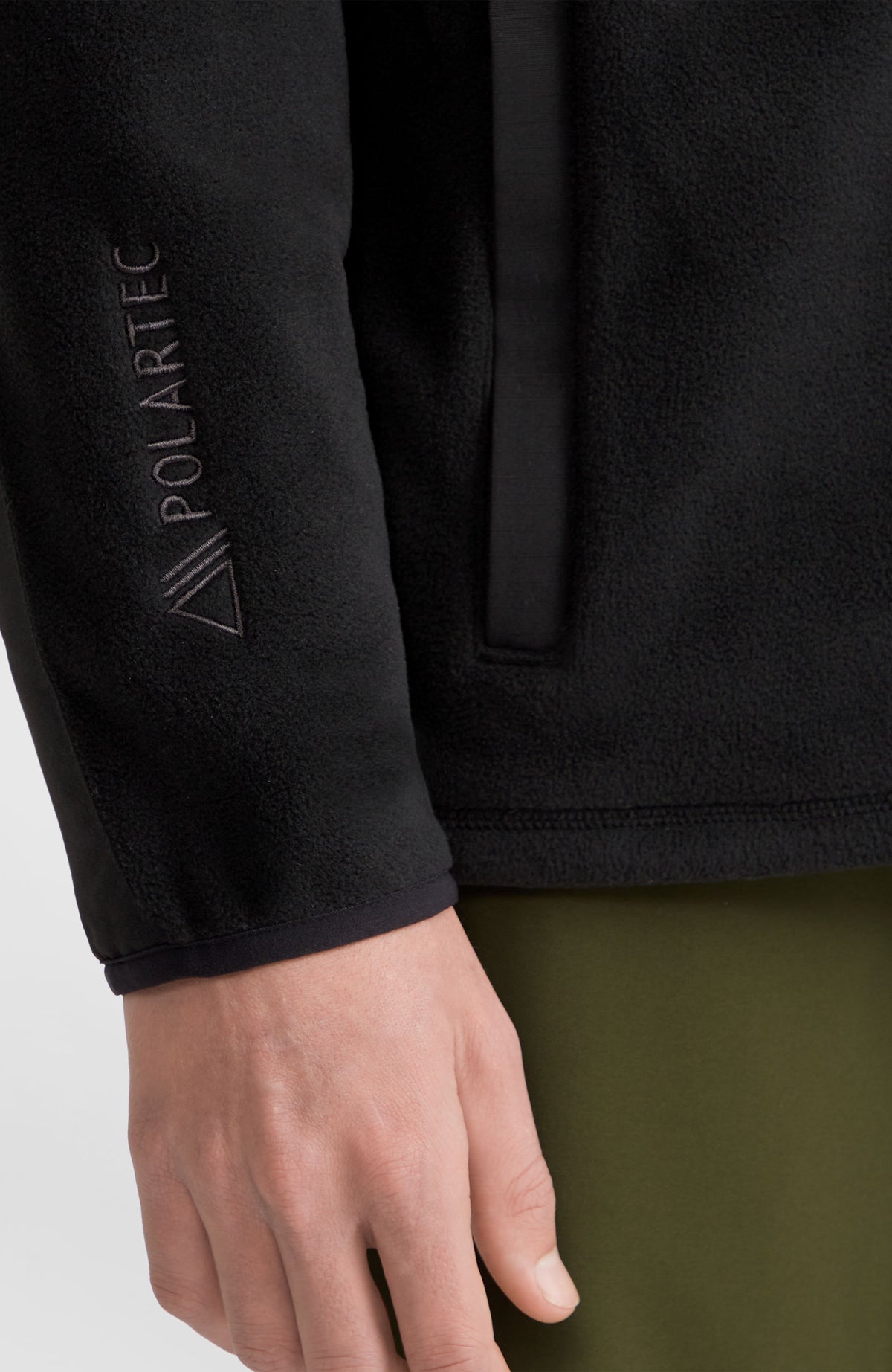 Utility Polartec® 200 fleecevest met volledige rits | Black Out