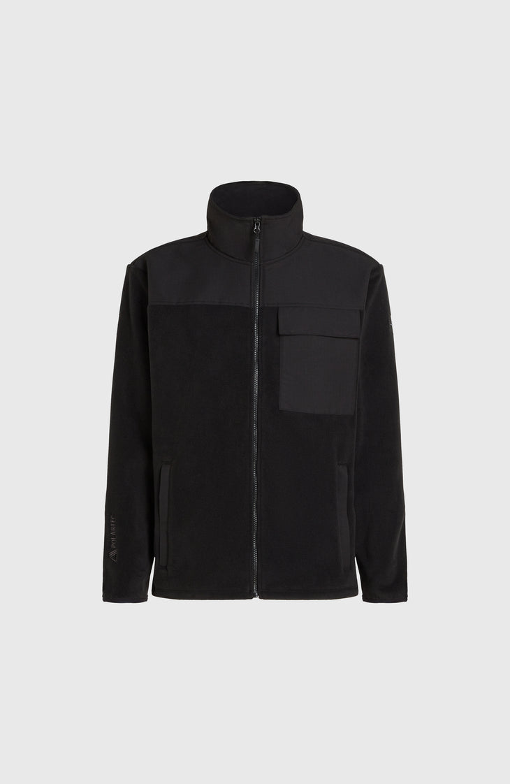 Utility Polartec® 200 fleecevest met volledige rits | Black Out