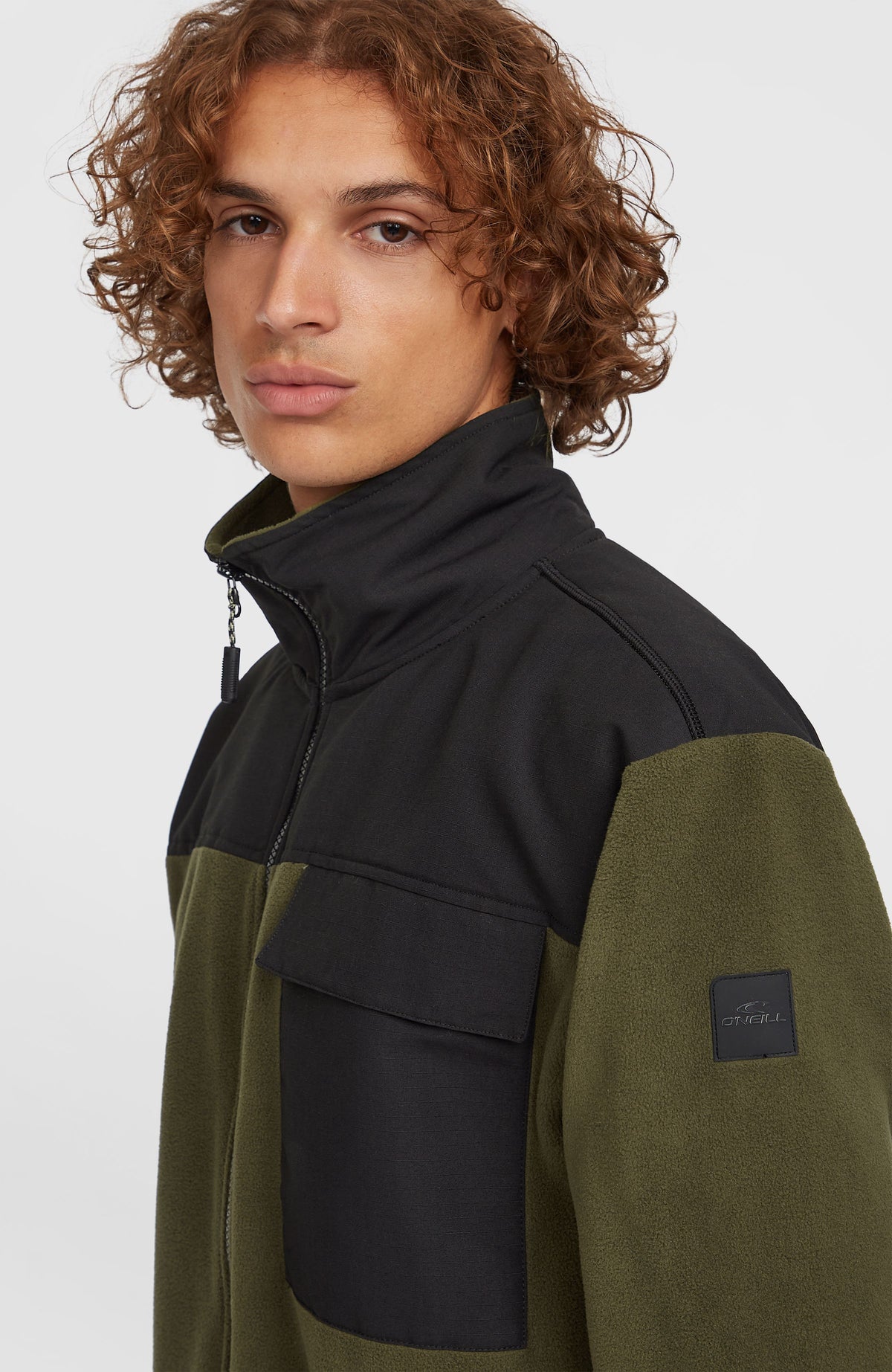 Utility Polartec® 200 fleecevest met volledige rits | Forest Night Colour Block