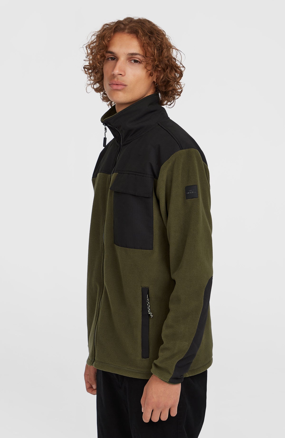 Utility Polartec® 200 fleecevest met volledige rits | Forest Night Colour Block