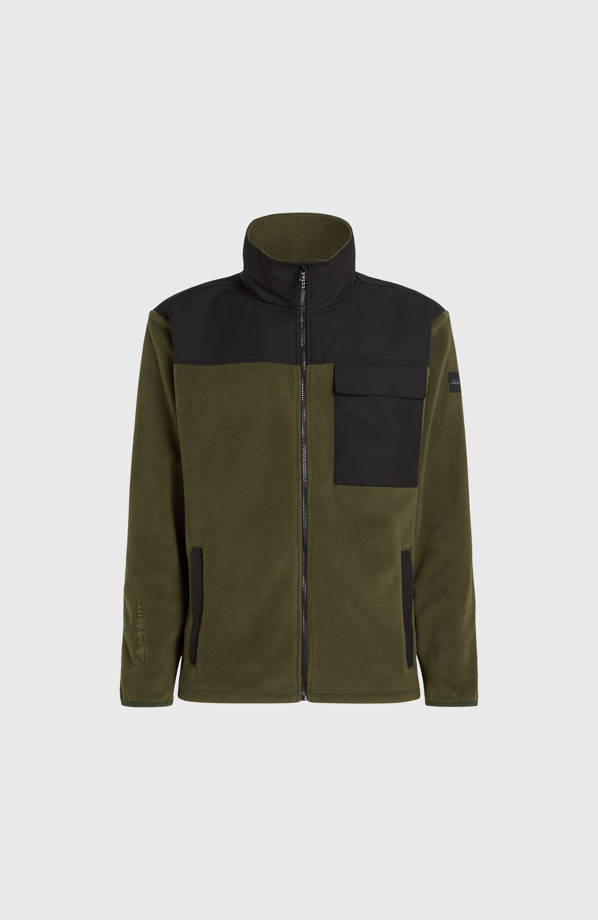 Utility Polartec® 200 fleecevest met volledige rits | Forest Night Colour Block