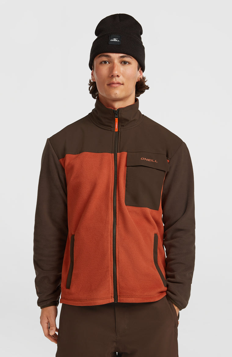 FWC'Peak Polartec® fleecevest | Coffee Bean Colour Block FWC'Peak Polartec® fleecevest | Coffee Bean Colour Block