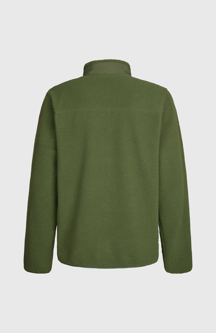 Must-Have High-Pile fleecevest met volledige rits | Surface Algae