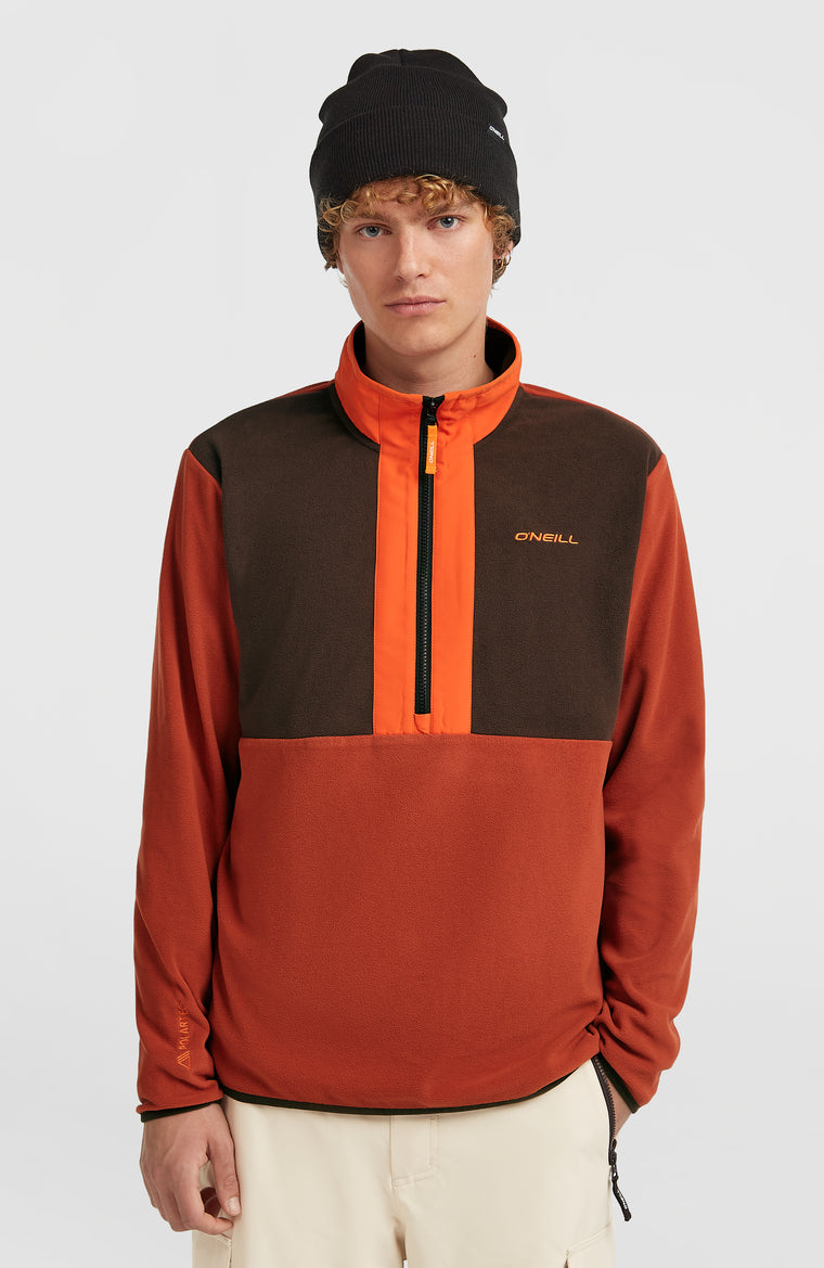 FWC'Cruz Triple Polartec® fleecetrui | Coffee Bean Colour Block FWC'Cruz Triple Polartec® fleecetrui | Coffee Bean Colour Block