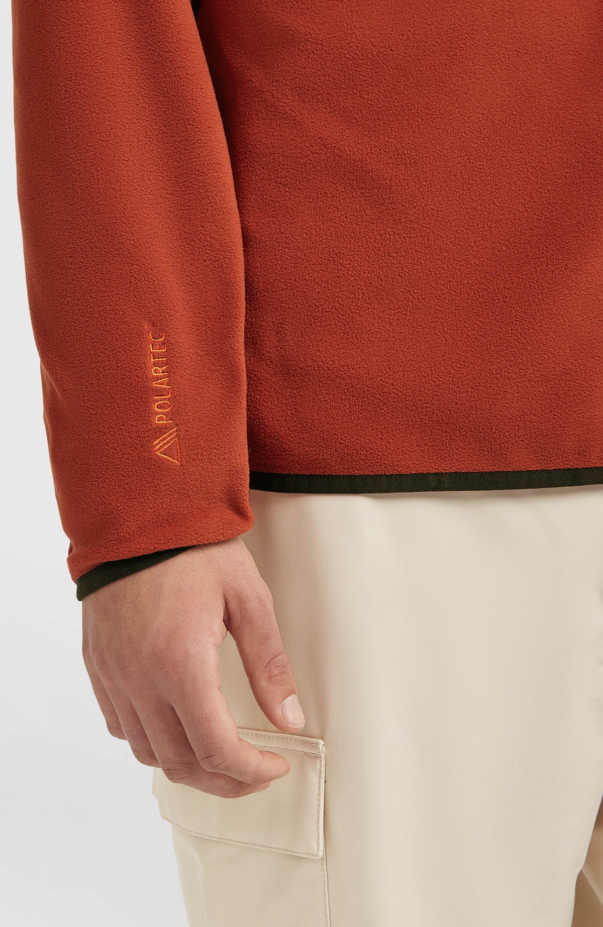 FWC'Cruz Triple Polartec® fleecetrui | Coffee Bean Colour Block