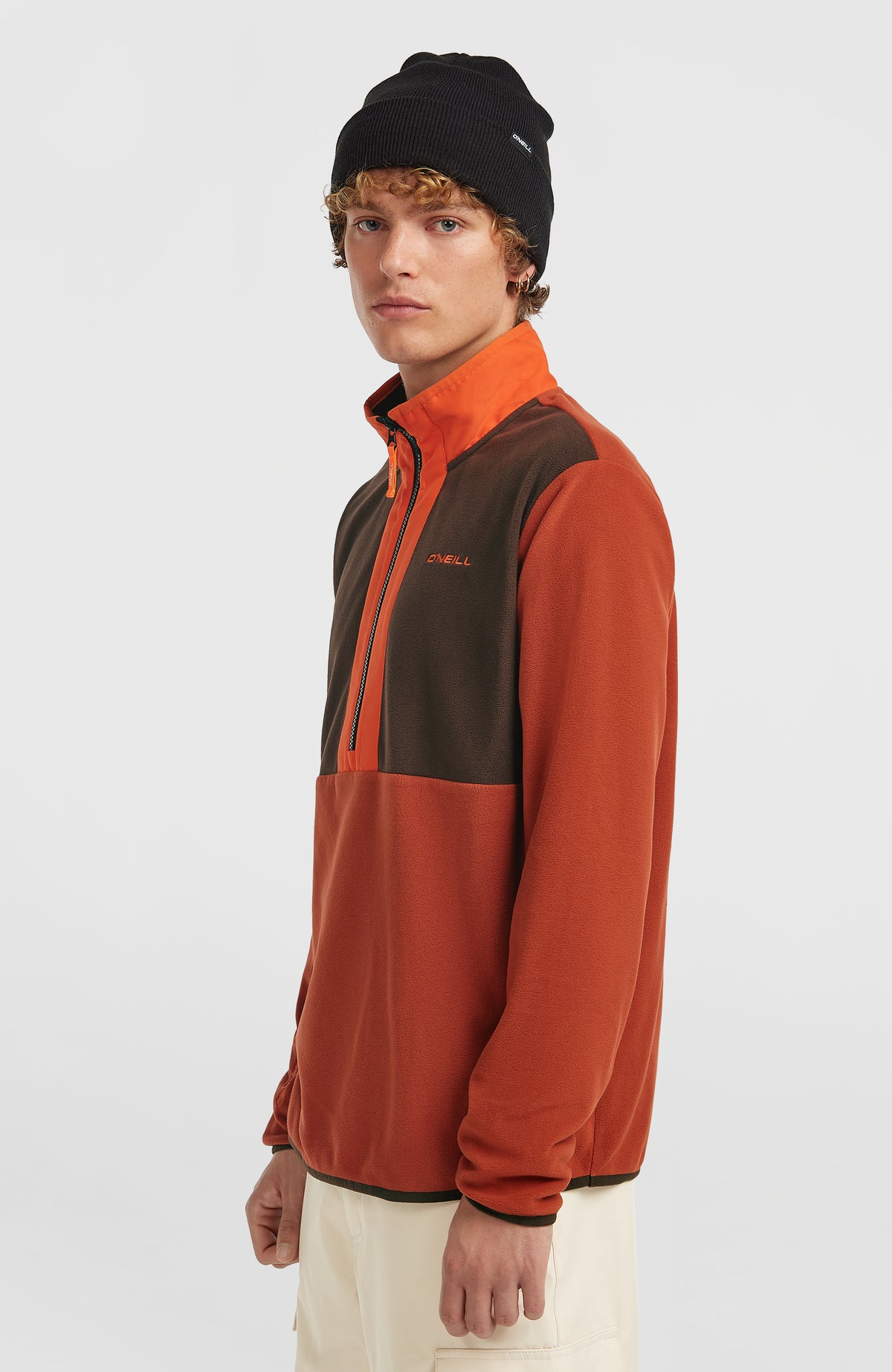 FWC'Cruz Triple Polartec® fleecetrui | Coffee Bean Colour Block